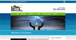 Desktop Screenshot of linselectric.com